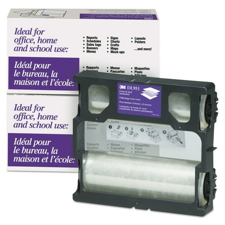 3M Glossy Refill Rolls for Heat-Free Laminating Machines,100 ft.