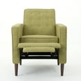 thumbnail image 5 of Mason Mid-Century Modern Indoor Fabric Recliner, Muted Green, 5 of 10