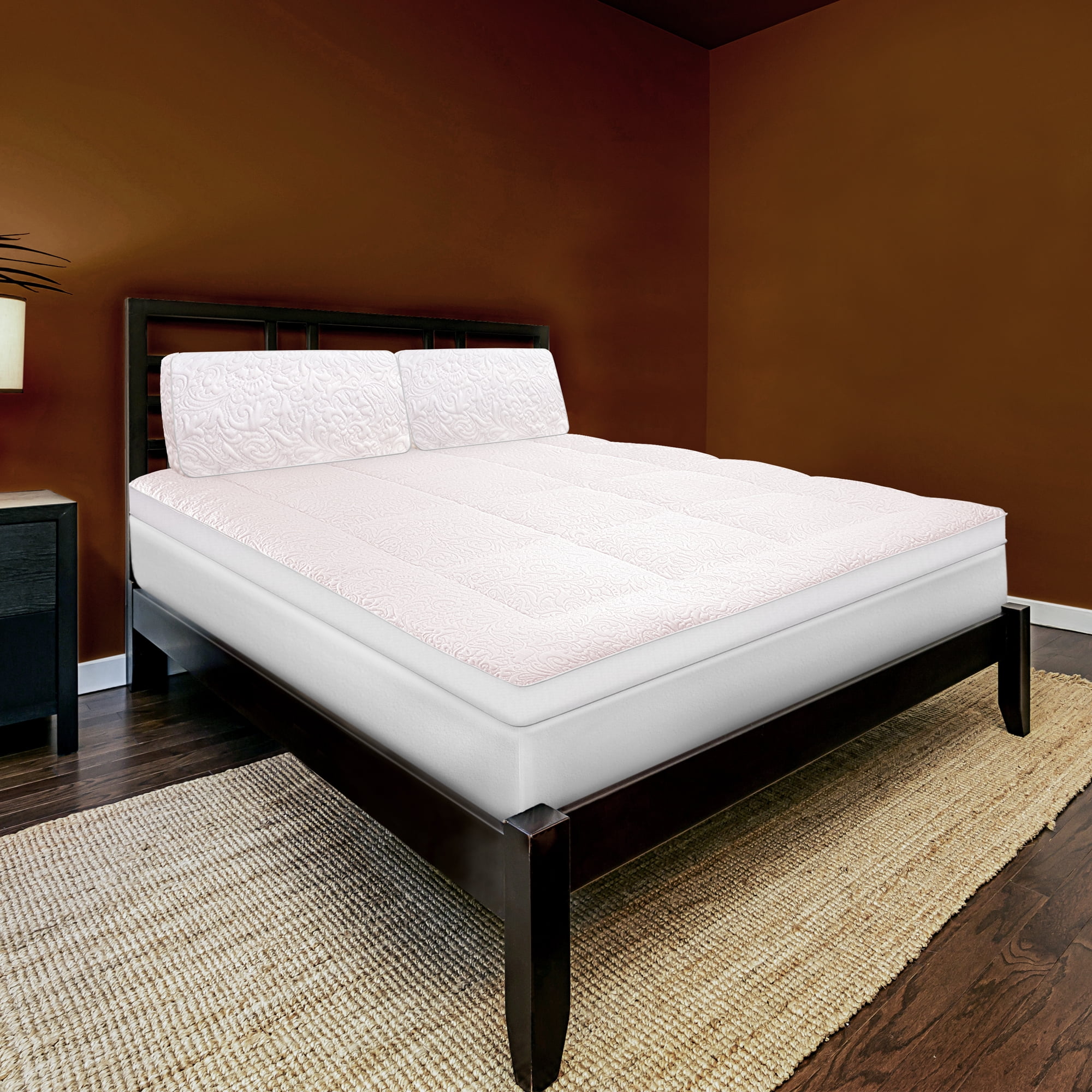 BioPEDIC Elegance 2Inch PrimaLoft Down Alternative Queen Fiber Bed