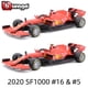 thumbnail image 2 of Bburago-coche de carreras de Fórmula Ferrari 2020, simulación estática, aleación fundida a presión, 1:43, SF1000 #16 #5 SF90 SF71H SF16H #7 F1 Fivean unisex, 2 of 2