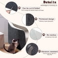thumbnail image 3 of 30 x 100 cm Alfombrilla autoadhesiva para rascar gatos, alfombrilla para rascar gatos, alfombrilla de sofá resistente a los arañazos, para DIY Pet Stand (gris oscuro), 3 of 7