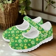 thumbnail image 6 of Psesaysky Four-Leaf Clovers Velcro Casual Shoes for Women Girls Hook & Loop Printed Shoes Anti-Slip Wear-Resistant Sneakers Size 5.5-10, 6 of 7