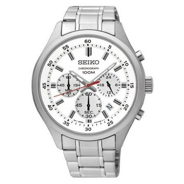 Seiko Men's SKS515P1, Chronograph,stainless steel case and  bracelert,date,100m WR,SKS515 
