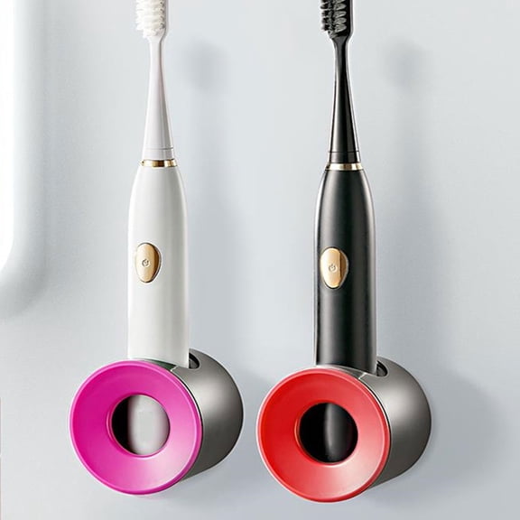 LITINKIMI Toothbrush Wall Mount Holder Reusable Material Anti-Skid Ring for Shop