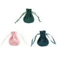 thumbnail image 4 of Bolsas de terciopelo Bewildely para joyas organizador de Almacenamiento de cuentas paquete de cubierta antipolvo para aperitivos bolsa de Almacenamiento y organización del hogar Verde oscuro, 4 of 6
