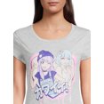 thumbnail image 4 of Women's Kawaii Heart Short Sleeve GraphicT-Shirt, 4 of 5