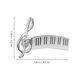 thumbnail image 2 of unbranded Pin Musical Plateado Con Y Piano Para Adornar Y Accesorios, 2 of 7