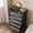 Black-5 Drawers, variant on 5 Drawer Dresser, 44.8" Modern Wood Chest of Drawers, Large Capacity Storage Cabinet with Smooth Rails & Metal Handles,for Bedroom, Living Room, Hallway,Grey