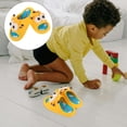 thumbnail image 4 of FELTECHELECTR 1 par de pantuflas para niños pequeños, sandalias antideslizantes para el hogar, playa, verano, talla 32, 4 of 7