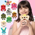 thumbnail image 4 of KEVCHE Fuggler Funny Ugly Monster, 4 Inch Ugly Monster Plush Stuffed Animals BABY FUGG Rabid Rabbit Blue, Plush Toys for Kids, 4 of 5