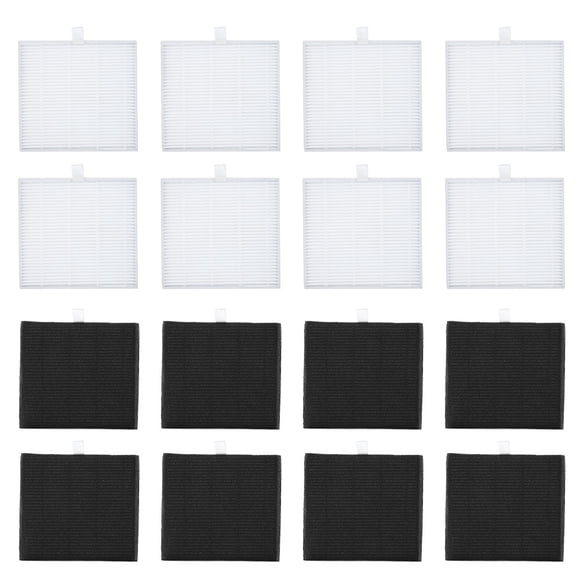 Ccdes Filtre à Charbon Actif Filtre pour Chuwi ILIFE V8S, Kit de Filtre à Charbon Actif pour Aspirateur de Remplacement pour Robot Chuwi ILIFE V8S Mo E2Q7