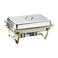 thumbnail image 4 of Rongfmy Chafing Dish Buffet Chafer Set Rectangular Chafers for Banquet Party Wedding single grid, 4 of 9
