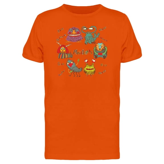 A Set Of Awesome Monsters Tee Men's -Image by Shutterstock