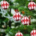 thumbnail image 4 of DefiDgd 6pcs 2.36inch Christmas Ball Ornaments Set,Christmas Tree Hanging Decorations,Glittering Shatterproof Balls for Xmas Tree, Holiday Party Decor(A), 4 of 6