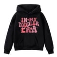 thumbnail image 4 of Tanghaowl Kids Hoodies Girl Boy Hoodie Long Sleeve Soft Sweatshirt Graphic Hoody Kids Cute Pullovers Top Clothes for Girls with Cute Design Black 3-4 Years, 4 of 4
