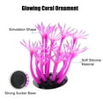thumbnail image 4 of Unique Bargains Purple Aquarium Simulation Coral Sunflower Silicone Fluorescent Fish Tank Landscape Decoration 2"x4", 4 of 7
