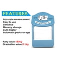 thumbnail image 5 of 396Lbs/180 Kgs Digital Hand Dynamometer Grip Strength Measurement Meter Auto Capturing Electronic Hand Grip Power ,Simple, 5 of 5