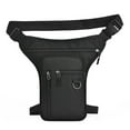 thumbnail image 1 of Bolsos de cintura de cadera para hombre bolso de viaje táctico impermeable bolso deportivo informal de cuero PU, 1 of 7