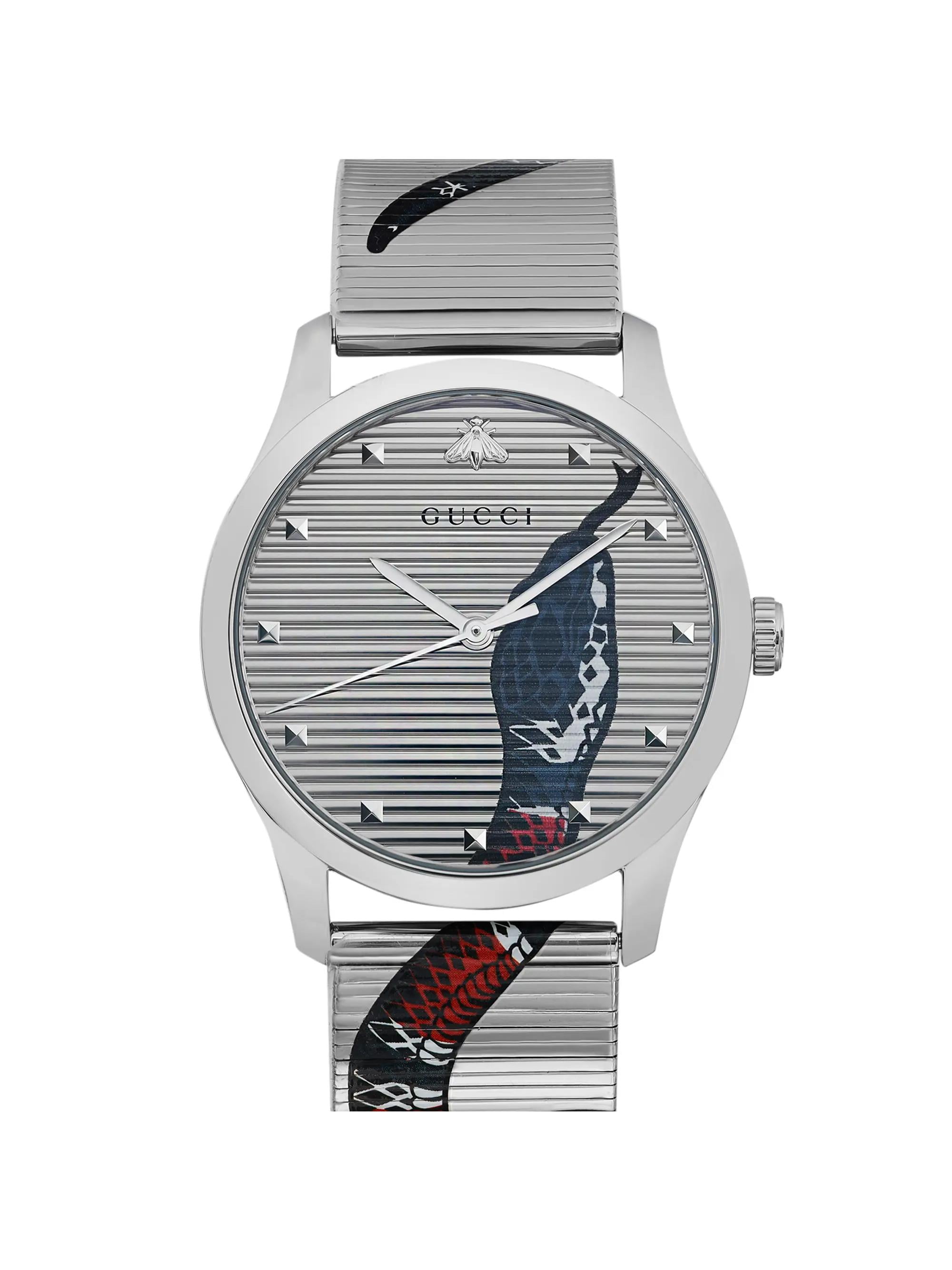 Gucci G-Timeless Contemporary Quartz Watch, Stainless Steel