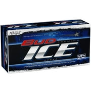 Bud Ice Beer, 18 pack 12 fl. oz. Cans, 5.5% ABV