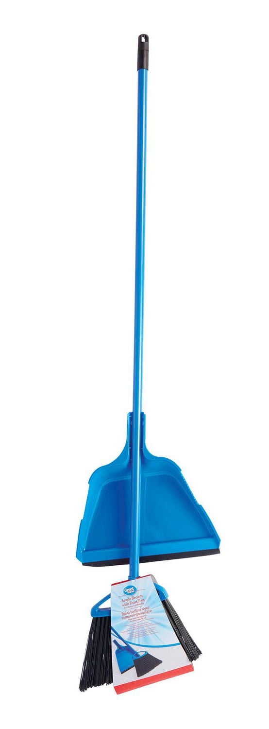 Great Value balai incliné avec ramasse-poussière 1 balai et ramasse-poussière