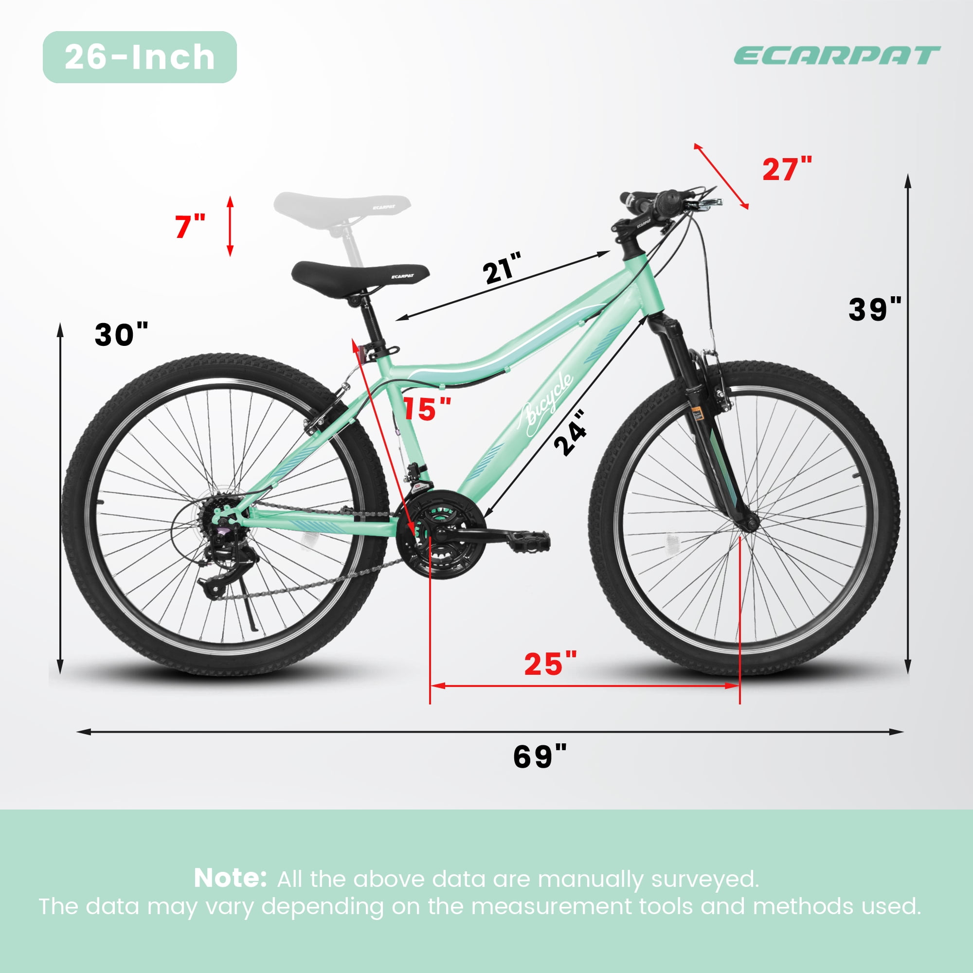 TheEshow 24 Inch Mountain Bike