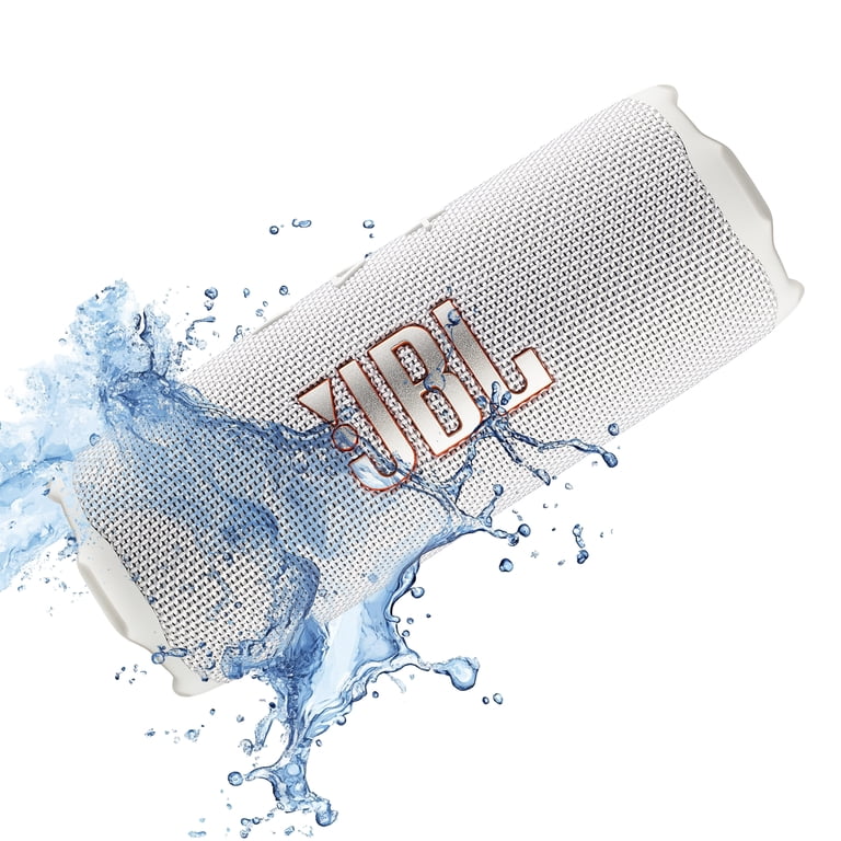 JBL Flip 7 Portable Speaker (White), IP68 Waterproof with Travel