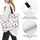 thumbnail image 3 of Disketp Tulips Flowers Bolsa Tote Estampada para Mujer, Bolso de Hombro y de Mano para Compras y Viajes, 3 of 8