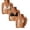 Black 1PCS & Beige 1PCS & Khaki 1PCS, variant on 1 Pcs Cotton Wireless Bralette, Bras for Women Padded Triangle Bra for Small Bust, Comfortable Everyday Bra