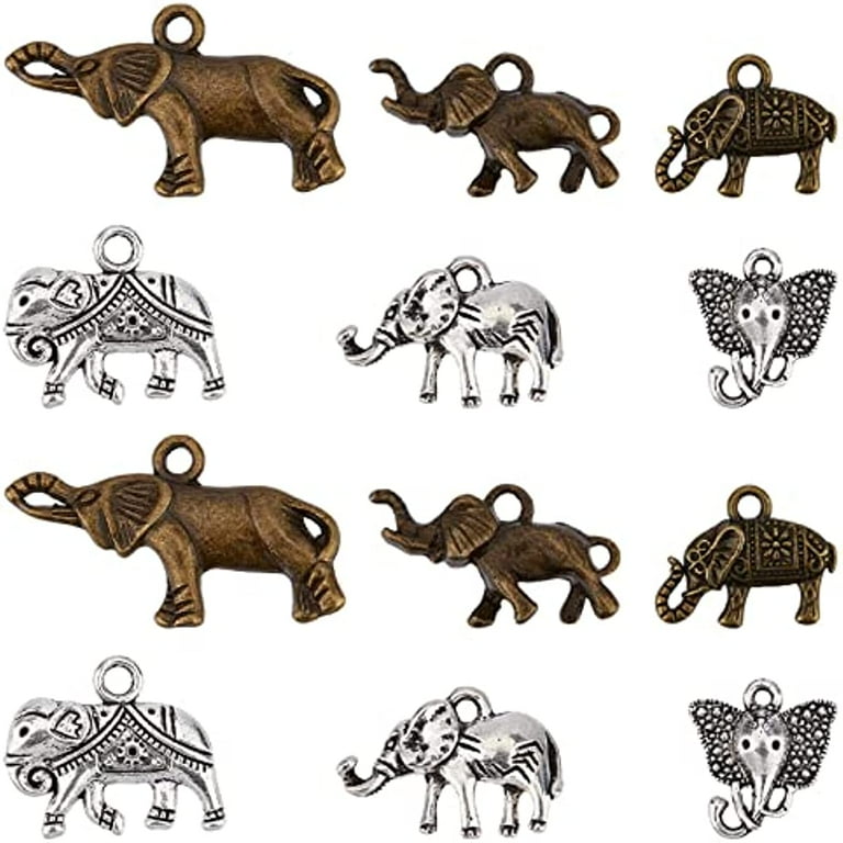 Elephant on sale charms bulk