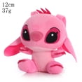 thumbnail image 4 of Stitch, ¡Promoción de vacaciones! Juguetes de peluche, juguetes de peluche relajantes, juguetes de peluche navideños, festivos, amigos de la cama de cumpleaños, rosa de 12 cm, 4 of 6