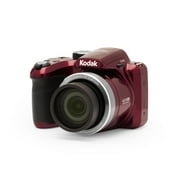 KODAK PIXPRO AZ401 Bridge Digital Camera - 16MP 40X Optical Zoom HD720p video (Red)
