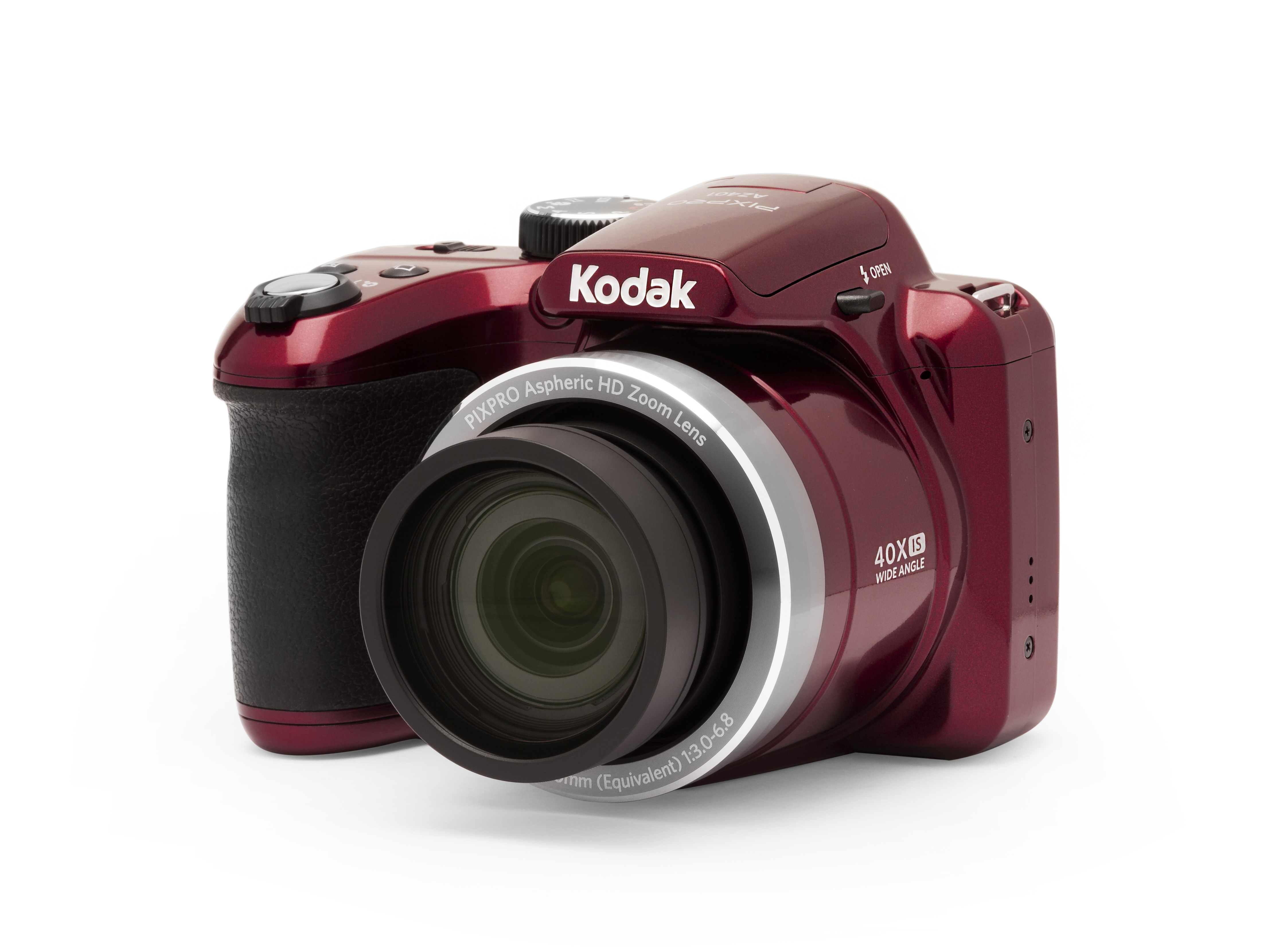 KODAK PIXPRO AZ401 Bridge Digital Camera - 16MP 40X Optical Zoom HD720p video (Red) - image 10 of 15