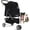 Black, variant on Dkelincs 3 Wheels Dog Cat Stroller Foldable Pet Stroller Travel Carrier with Cup Holder and Removable Liner, Black