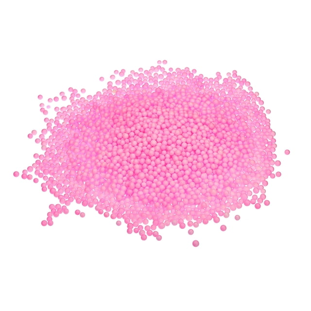 Espuma Cuentas Espuma Bolas 4-6mm para Bodas y Fiesta Decoraciones, Pequeño Embalaje Bolas, Artes Bricolaje Artesanías Suministros (Rosa, 1 Paquete Aprox. 2500uds)