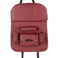 thumbnail image 1 of Asiento trasero del coche Organizador PU de cuero Asiento trasero auto cojín para niños Rojo vi Carevas Cojín trasero auto, 1 of 7