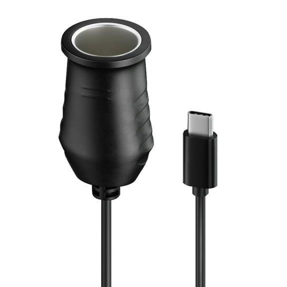 65W USB C Male to 9V Car Cigarette Lighter Socket Female Power Chargers