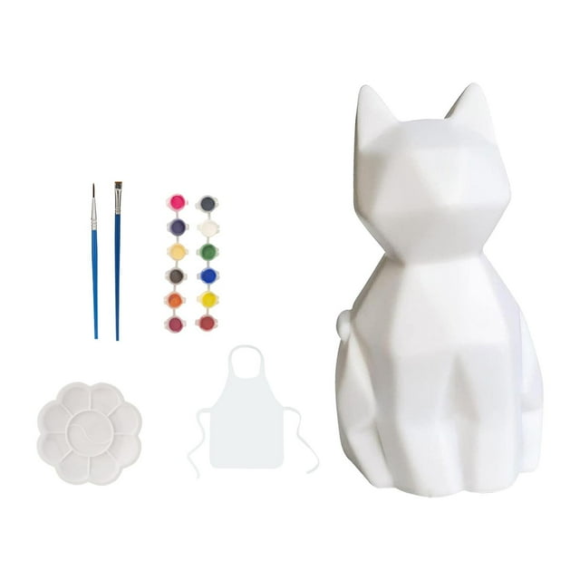 Kit de pintura de animales para pintar figuras de animales, juego de pintura DIY, actividad creativa Gato