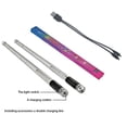 thumbnail image 2 of Pilon Électroluminescent LED 15 Couleurs Dégradé USB Rechargeable+interrupteur Pilon Électronique pour Scène, 2 of 6