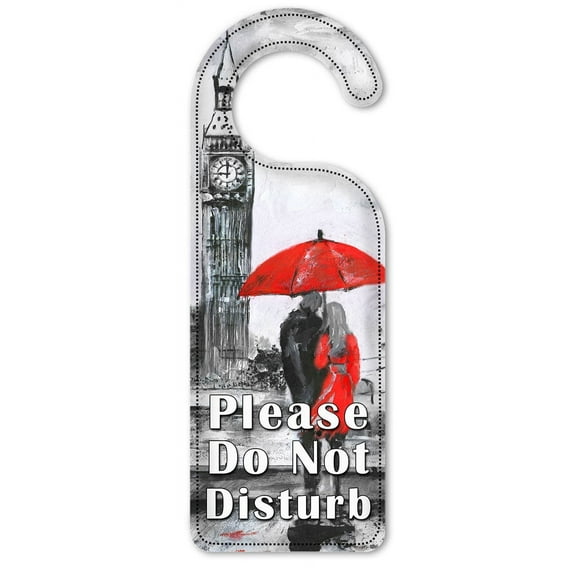 Do Not Disturb Door Knob Hanger Sign - Love In England