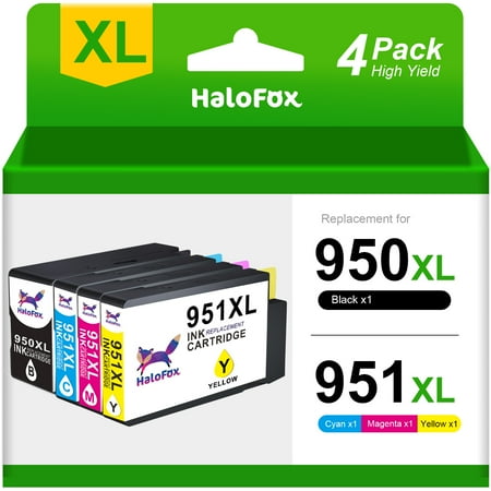 950XL and 951XL Ink Cartridges Compatible for HP 950 and 951 Ink Cartridges OfficeJet Pro 8600 8610 8620