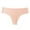 007_Pink, variant on ZHENHONG Thongs for Women Ladies Sports Briefs Seamless Breathable Rib Cotton Stretch Soft Low Rise Thong