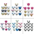 thumbnail image 4 of WINDLAND Pack of 10 Handcrafted Animal Face Wood Beads Cute and Colorful Bead for Jewelry, 4 of 20