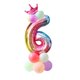 thumbnail image 1 of Suministros de fiesta de unicornio, caja de palomitas de maíz de papel, caja de regalo de galletas, bolsa de tema de unicornio para niños, decoración de fiesta de cumpleaños, suministros para Baby Sho, 1 of 4