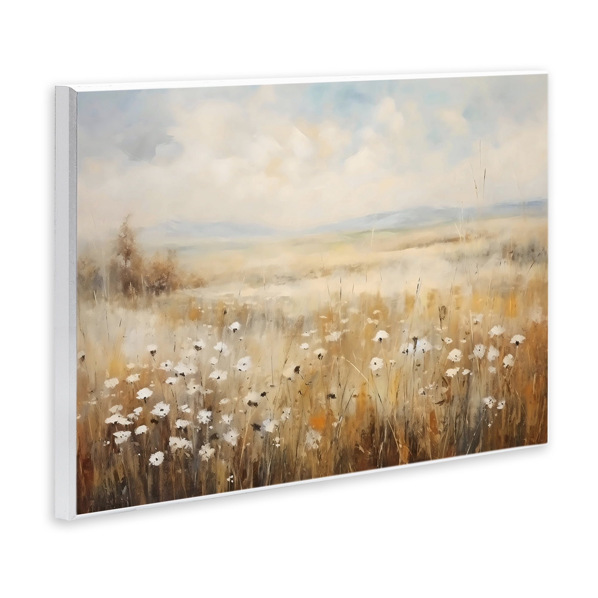 Stupell Industries Neutral Land Calmness Wall Plaque Art, design by Creative Studio