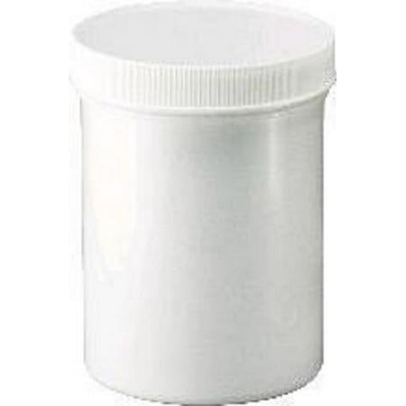 Centor Plastic Ointment Jar, White 2oz, 12ct 096705423008S1338
