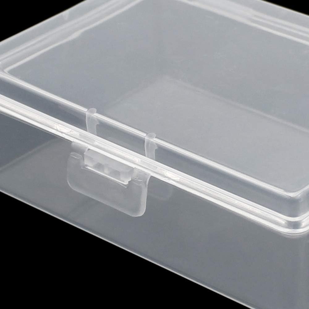 Bead Organizers Containers, Non-Toxic Food Grade Plastic Mini Storage Boxes, Square Shape Suitable For Stacking (8 PCS)
