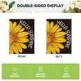 thumbnail image 6 of Hello Sunshine Garden Flag 12x18 Inch Double Sided Outside, Spring Summer Floral Daisy Yard Outdoor Flag, 6 of 6