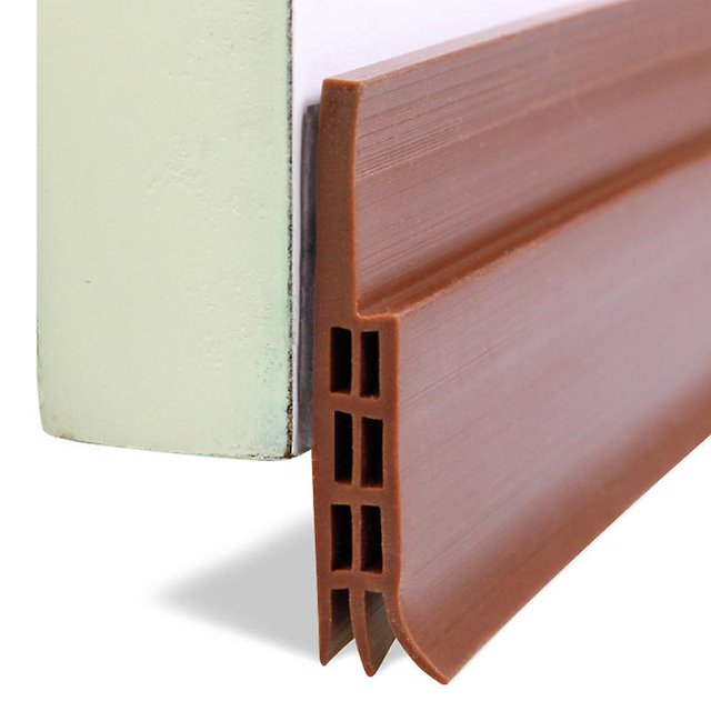 Tapón de tiro para puerta, autoadhesivo, insonorizado, parte inferior, burlete debajo del sello de la puerta para el hogar Banban ShuxiuWang 8390613631732