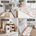 thumbnail image 5 of White Marble Rose Gold Line Pattern Kitchen Rugs Sets Of 3,Kitchen Runner Rugs Non Skid Washable,Decorative Kitchen Floor Mats for Kitchen,Sink,Laundry,17"x30"+ 17"x47" + 17"x59", 5 of 6